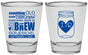 Personalized Wedding Shot Glasses - Something Old Something New | 401