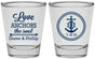 Personalized Wedding Shot Glasses - Love Anchors The Soul | 405