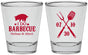 Personalized Wedding Shot Glasses - I Do Barbecue Bbq | 410