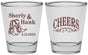Personalized Wedding Shot Glasses - Cheers Cowboy | 411