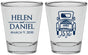 Personalized Wedding Shot Glasses - Just Married Old Car | 413