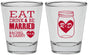 Personalized Wedding Shot Glasses - Eat Drink Be Married | 417