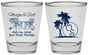 Personalized Wedding Shot Glasses - Beach | 423