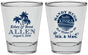 Personalized Wedding Shot Glasses - Sandy Hugs Salty Kisses | 425
