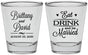 Personalized Wedding Shot Glasses - Eat Drink Be Married | 430