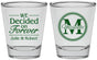 Personalized Wedding Shot Glasses - Monogram | 435