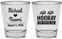 Personalized Wedding Shot Glasses - Sip Sip Hooray | 437