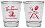 Personalized Wedding Shot Glasses - I Do Barbecue Bbq | 447