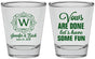Personalized Wedding Shot Glasses - Vows Are Done Have Fun | 460