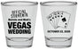 Personalized Wedding Shot Glasses - Las Vegas | 465
