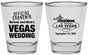 Personalized Wedding Shot Glasses - Las Vegas | 466