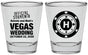 Personalized Wedding Shot Glasses - Las Vegas | 467
