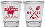 Personalized Wedding Shot Glasses - I Do Barbecue Bbq | 471