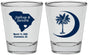 Personalized Wedding Shot Glasses - Palmetto Tree | 475