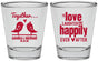 Personalized Wedding Shot Glasses - Happily Ever After | 480