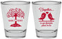 Personalized Wedding Shot Glasses - Love Birds | 481