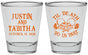 Personalized Wedding Shot Glasses - Til Death Do Us Part | 485