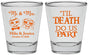 Personalized Wedding Shot Glasses - Til Death Do Us Part | 487