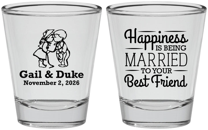 Personalized Wedding Shot Glasses - Best Friend | 499