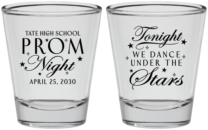 Personalized Prom Shot Glasses - Tonight We Dance | 50000