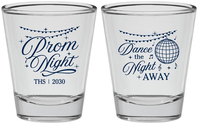 Personalized Prom Shot Glasses - Dance The Night Away | 50001