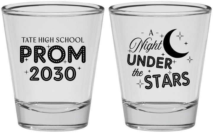 Personalized Prom Shot Glasses - A Night Under The Stars | 50004