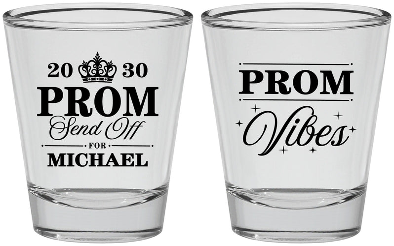 Personalized Prom Shot Glasses - Send Off | 50005