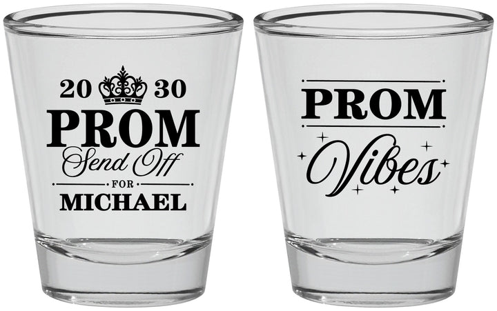 Personalized Prom Shot Glasses - Send Off | 50005