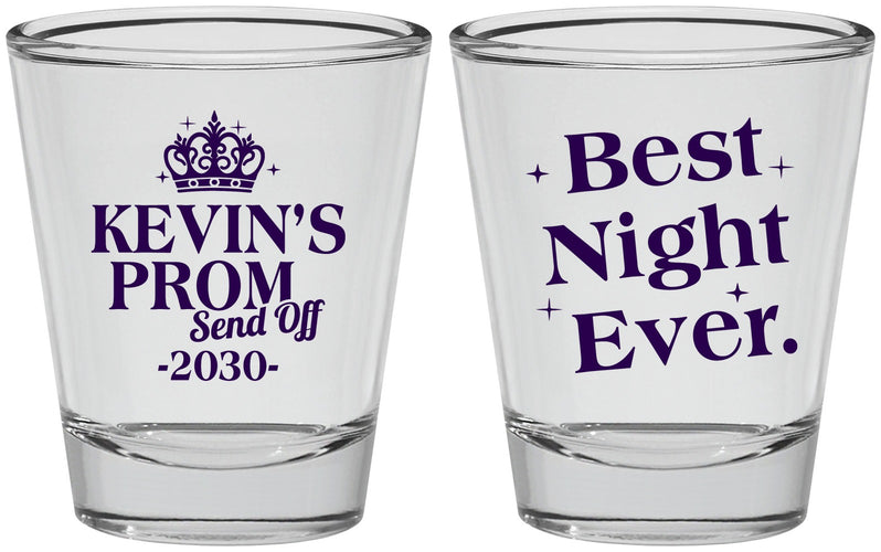 Personalized Prom Shot Glasses - Send Off | 50009