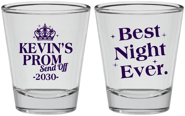 Personalized Prom Shot Glasses - Send Off | 50009