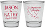 Personalized Wedding Shot Glasses - Aruba | 504