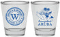 Personalized Wedding Shot Glasses - Aruba | 505