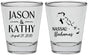 Personalized Wedding Shot Glasses - Bahamas | 506