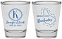 Personalized Wedding Shot Glasses - Barbados | 508