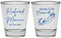 Personalized Wedding Shot Glasses - Bermuda | 512