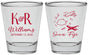 Personalized Wedding Shot Glasses - Fiji | 524