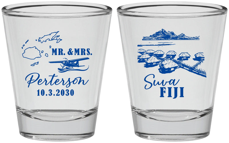 Personalized Wedding Shot Glasses - Fiji | 525