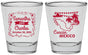 Personalized Wedding Shot Glasses - Mexico | 535