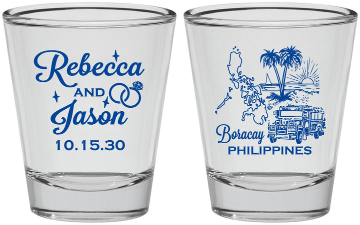Personalized Wedding Shot Glasses - Philippines | 537