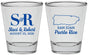 Personalized Wedding Shot Glasses - Puerto Rico | 538