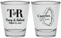 Personalized Wedding Shot Glasses - St Lucia | 540