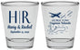 Personalized Wedding Shot Glasses - Cayman Island | 544