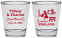 Personalized Wedding Shot Glasses - England | 549