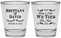 Personalized Wedding Shot Glasses - Take A Shot We Tied The Knot | 552