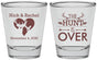 Personalized Wedding Shot Glasses - The Hunt Is Over | 554