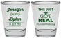 Personalized Wedding Shot Glasses - Just Got Real | 557