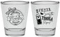 Personalized Bachelorette Shot Glasses - Fiesta Siesta Tequila Repeat | 60004
