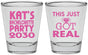 Personalized Bachelorette Shot Glasses - This Just Got Real | 60013