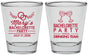 Personalized Bachelorette Shot Glasses - Official Drink Team | 60017