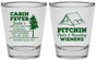 Personalized Bachelorette Shot Glasses - Camping | 60019